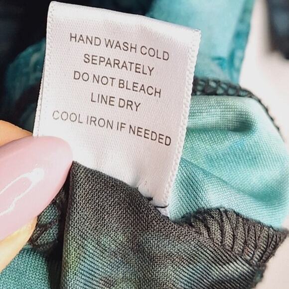 Vintage Y2K Sami & Jo Velvet Burnout Top Whimsygoth Fairy Square Neck Ruched PS - Picture 8 of 10